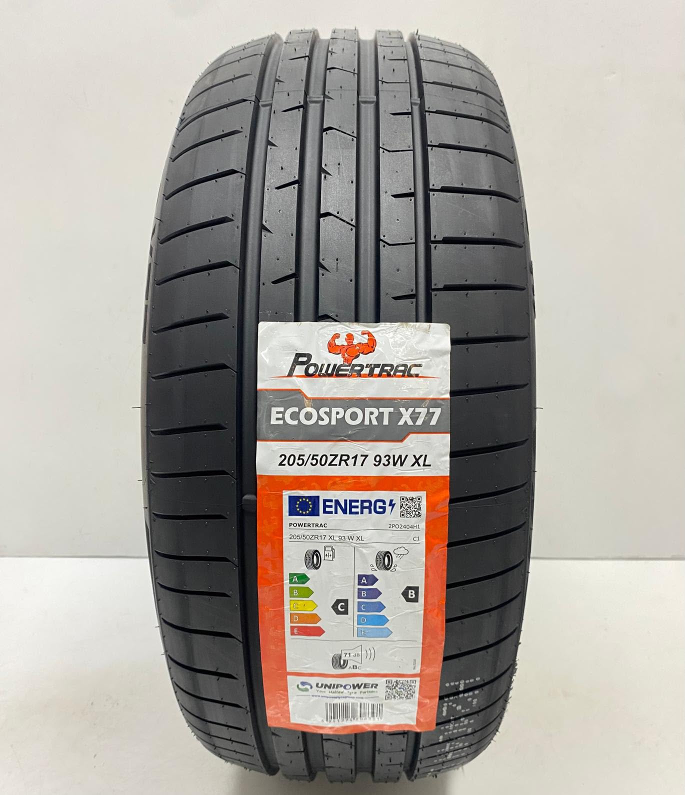 1 X 205 50 17 POWERTRAC ECOSPORT 205/50ZR17 93W XL M+S TYRE